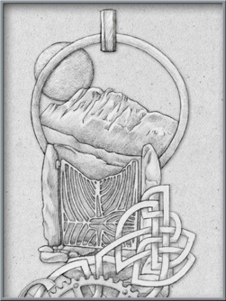 Cariad spoon Sketch 1 Detail (a)
